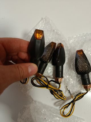 4 Frecce posteriori moto  led- arancioni