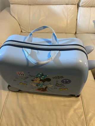Maleta Minnie infantil azul
