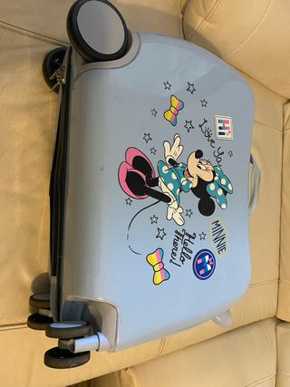 Maleta Minnie infantil azul