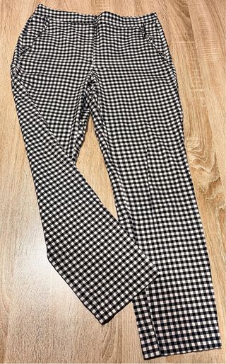 Pantalones vichy Zara