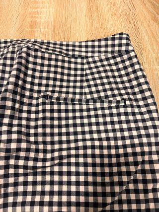 Pantalones vichy Zara