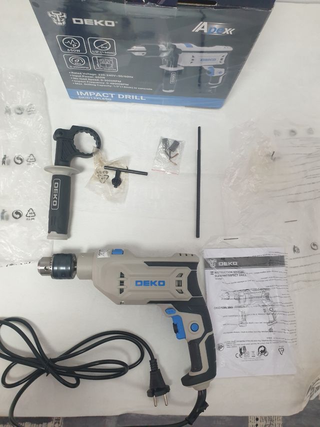 Taladro Percutor DEKO 900W – Potencia Profesional