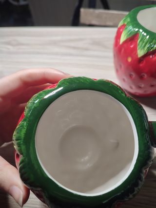 Tazze fragola - Ceramica