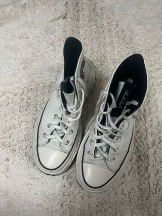 Converse Chuck Taylor blancas plataforma