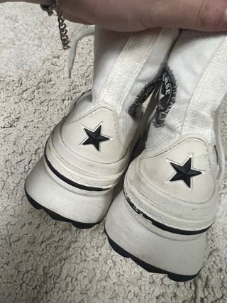 Converse Chuck Taylor blancas plataforma