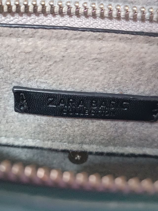 Borsa a tracolla nera e a mano Zara Basic