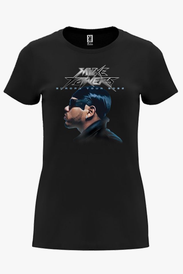 Camiseta Myke Towers - Opción Blanco o Negro