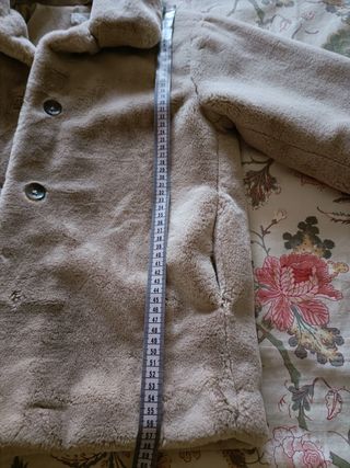 Abrigo beige niña talla 9.