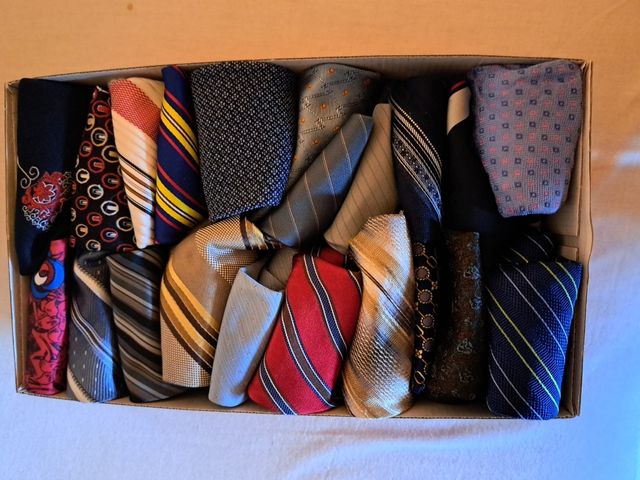 Lote 20 corbatas vintage