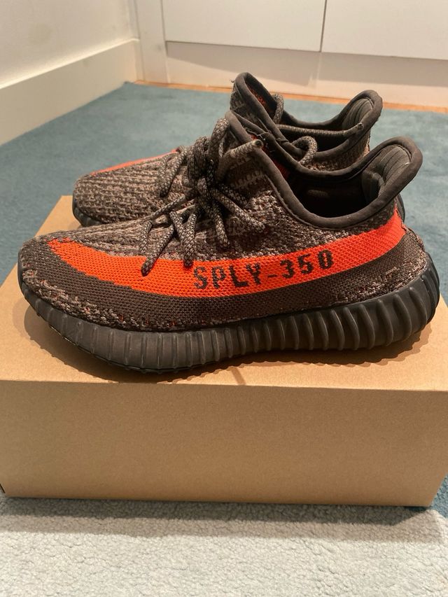 Adidas Yeezy Boost 350 V2 - Marrón-Naranja - Talla