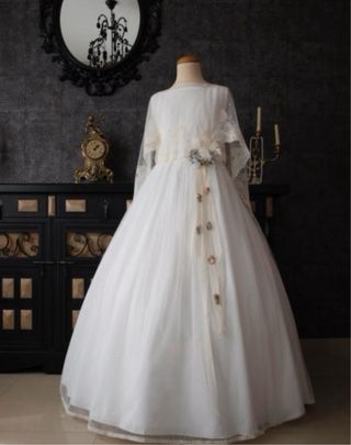 Vestido comunión niña blanco