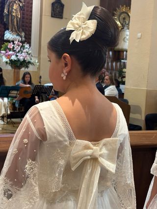 Vestido comunión niña blanco
