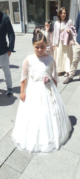 Vestido comunión niña blanco