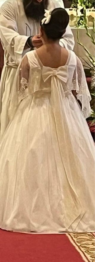 Vestido comunión niña blanco
