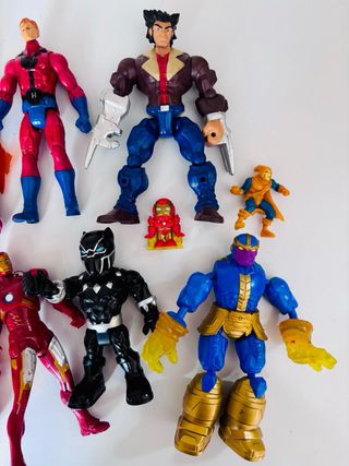 Figuras Marvel y DC - 9 piezas