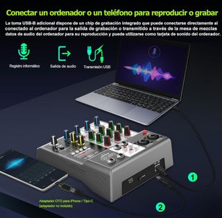 Mesa mezclas Aveek F-4A - DJ