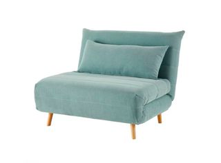 Sofá cama individual - Tejido verde