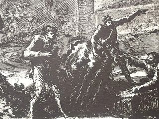 ANTIGUO GRABADO DE GIOVANI BATTISTA