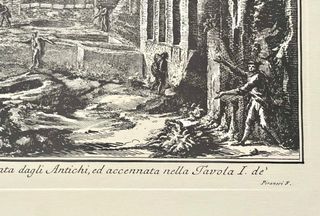 ANTIGUO GRABADO DE GIOVANI BATTISTA