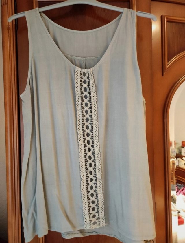Blusa gris - Talla única