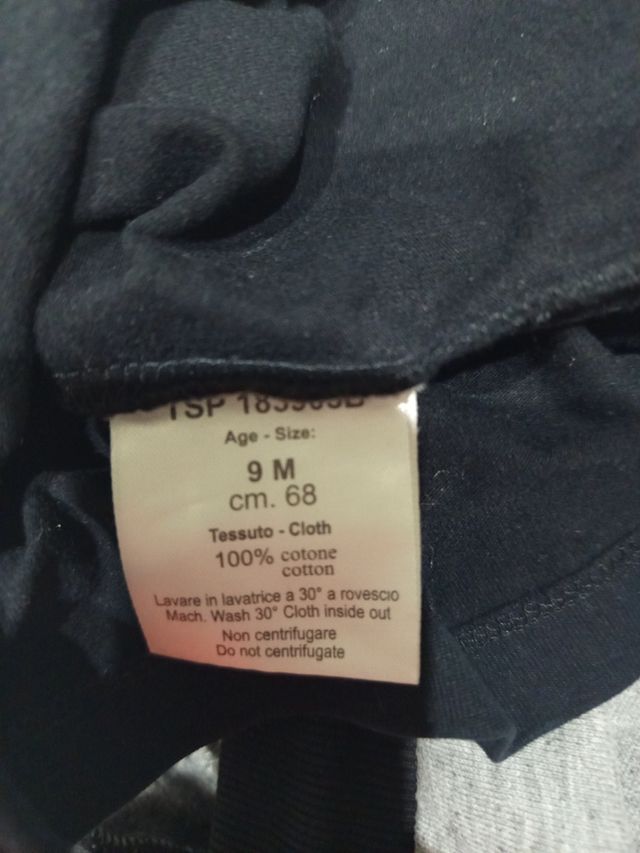 Completo neonato Cesare Paciotti tg.6m