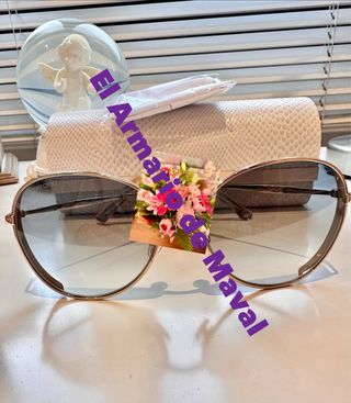 Gafas Jimmy Choo - Azul y Dorado