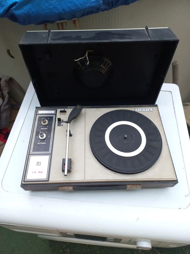 Tocadiscos Premio - Portátil Vintage