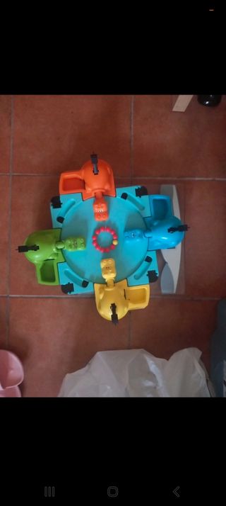 Juego tragabolas Hipopótamos