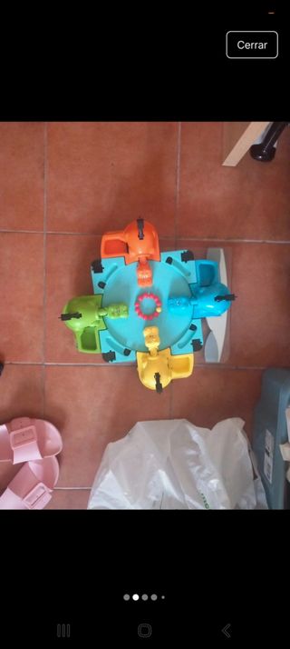 Juego tragabolas Hipopótamos