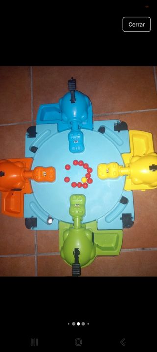 Juego tragabolas Hipopótamos