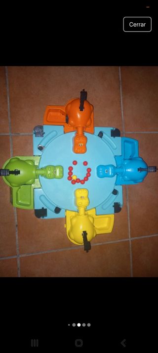 Juego tragabolas Hipopótamos