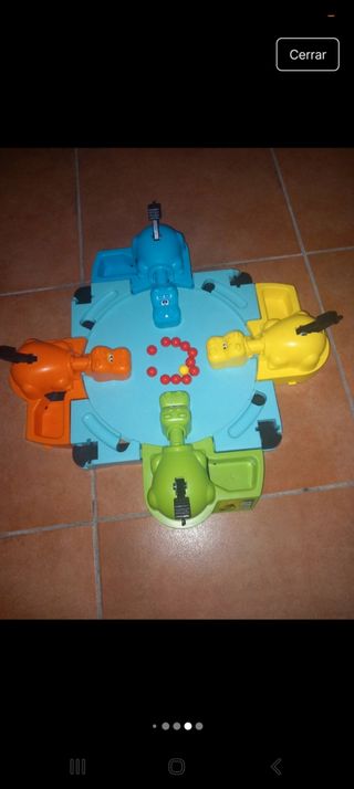 Juego tragabolas Hipopótamos
