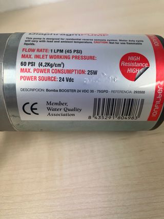 Bomba diafragma UP7000 - 24V