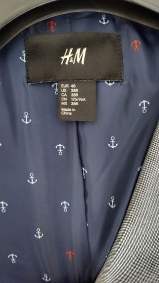 Blazer gris H&M