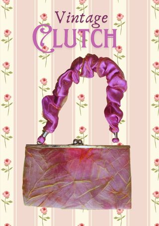 Clutch Vintage Rosa Morado