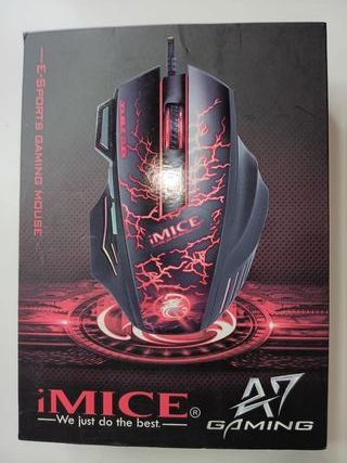 Ratón para juegos USB con cable IMICE A7