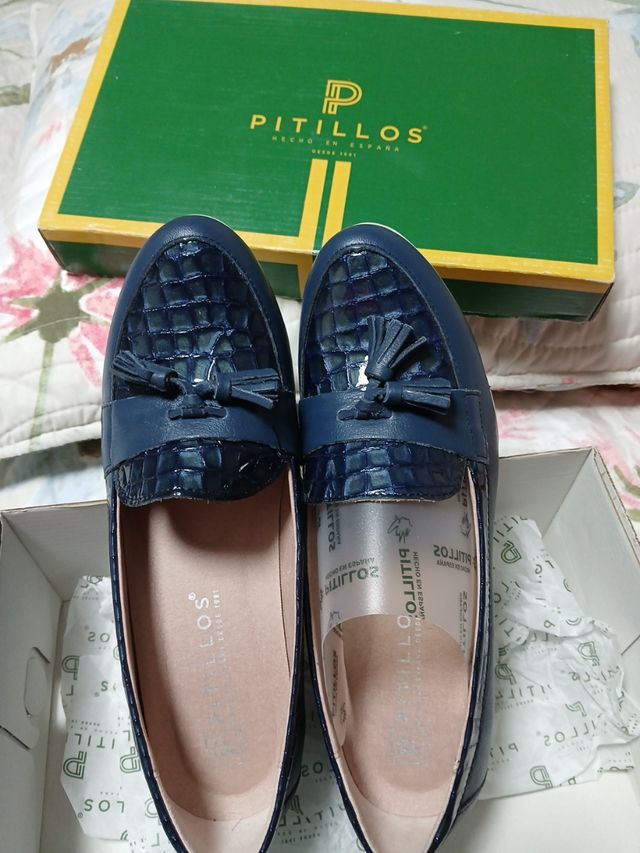 Pitillos - Zapatos Loafer Azul Marino