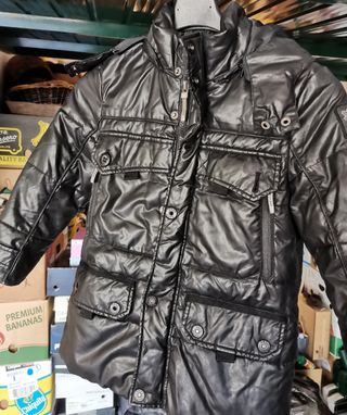 Piumino Geox bimbo nero 5 anni