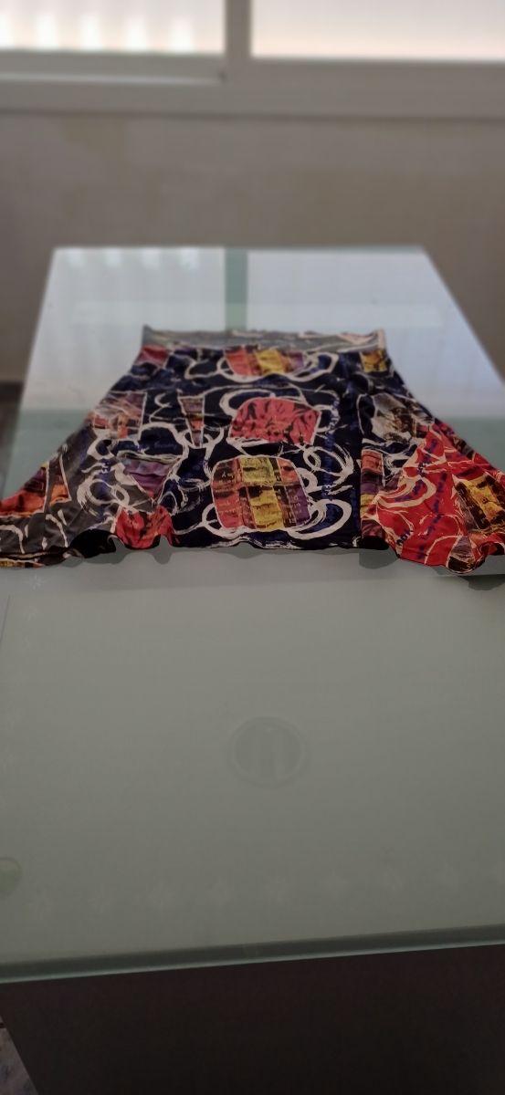 Falda Desigual multicolor