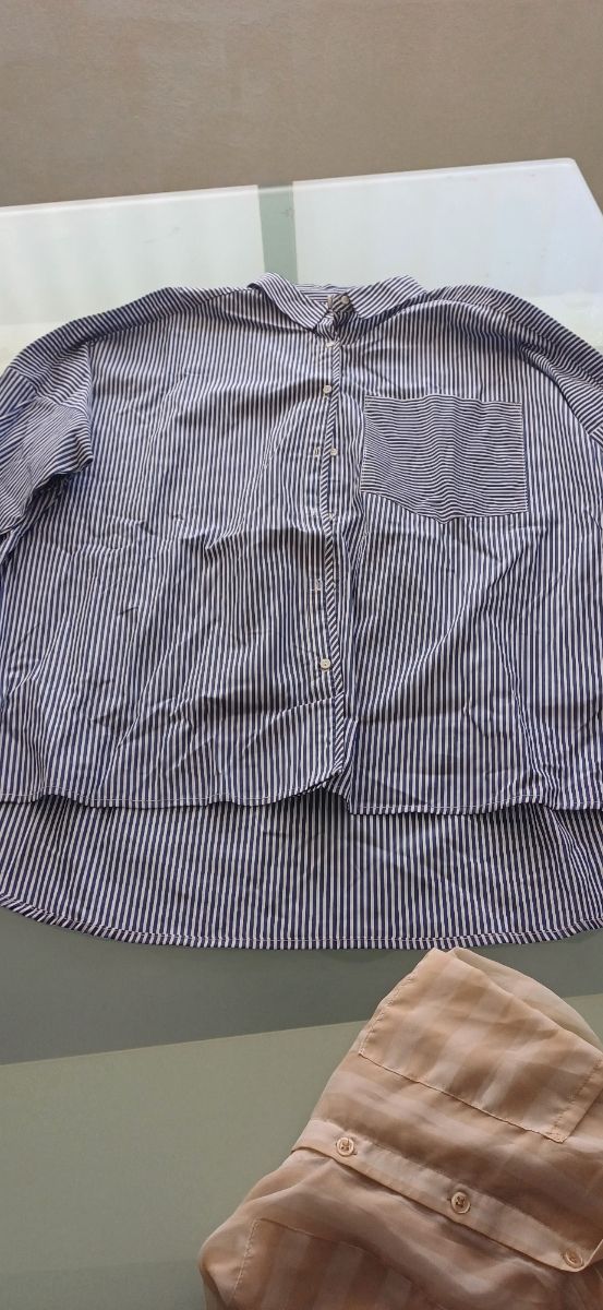 3 Blusas - Beige y Azul