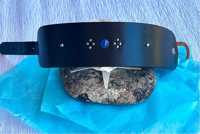 Bracciale vintage in autentico cuoio Margiela.