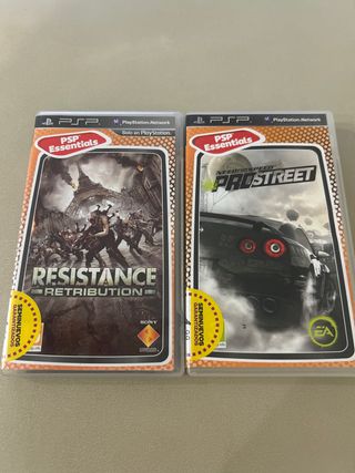 2 Juegos PSP: Need for Speed & Resistance