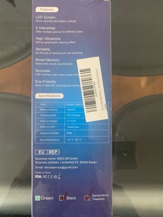 Strumento elettrico pulizia denti iFanze