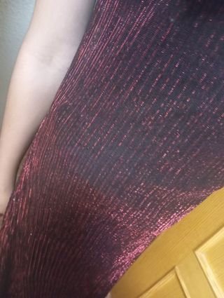 Vestido fiesta rojo largo