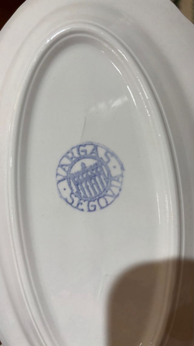 Vajilla porcelana Vargas Segovia (55 piezas)