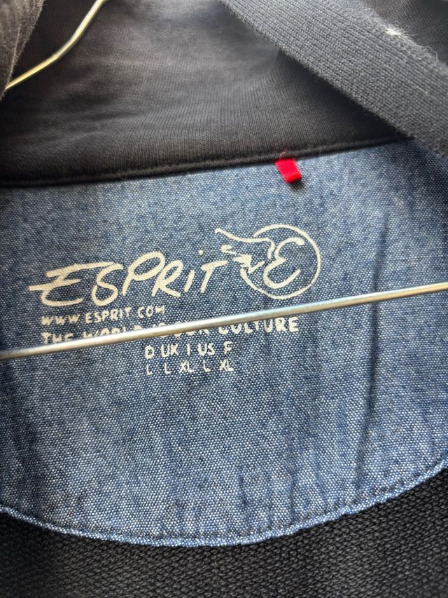 Blazer Esprit nero in felpa