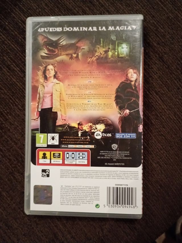 PSP - Harry Potter y el cáliz de Fuego