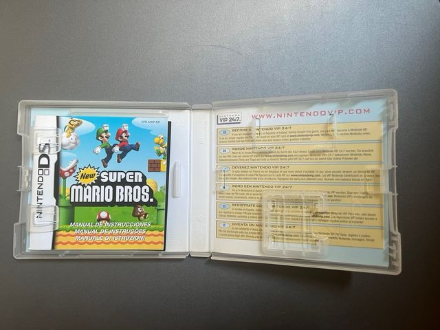 NDS - New Super Mario Bros. ( solo caja y manuales