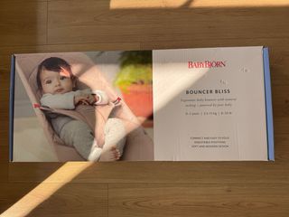 Hamaca BabyBjörn Bliss + bolsa de transporte + juguete original