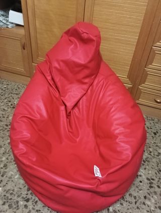 Puff Coca-Cola rojo